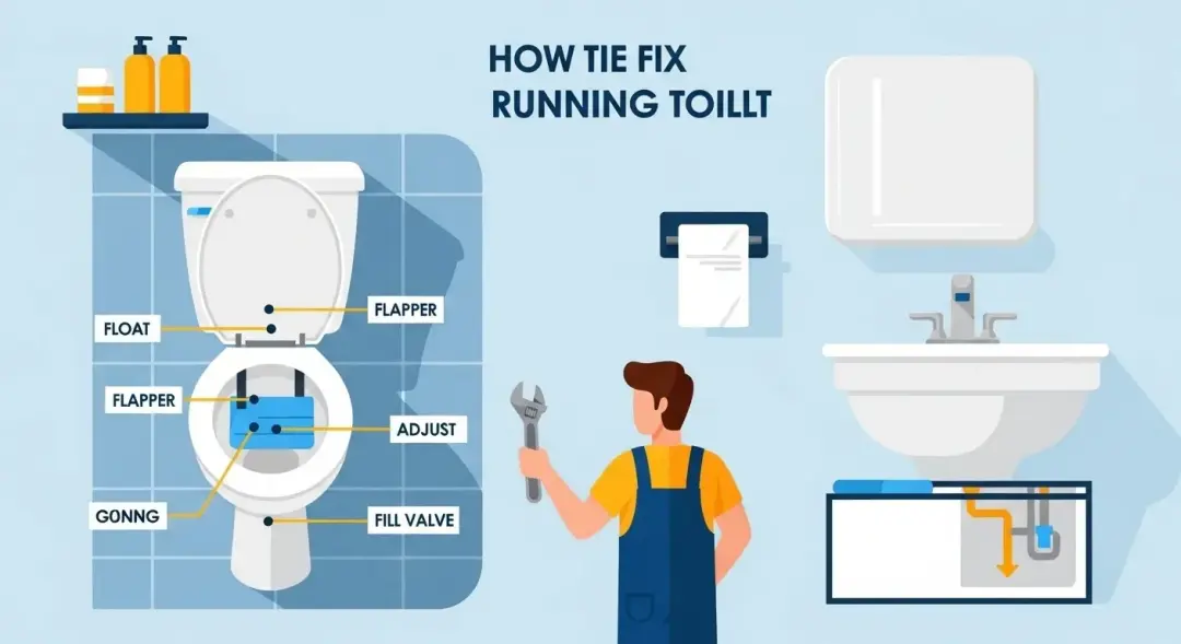 How to Fix a Running Toilet