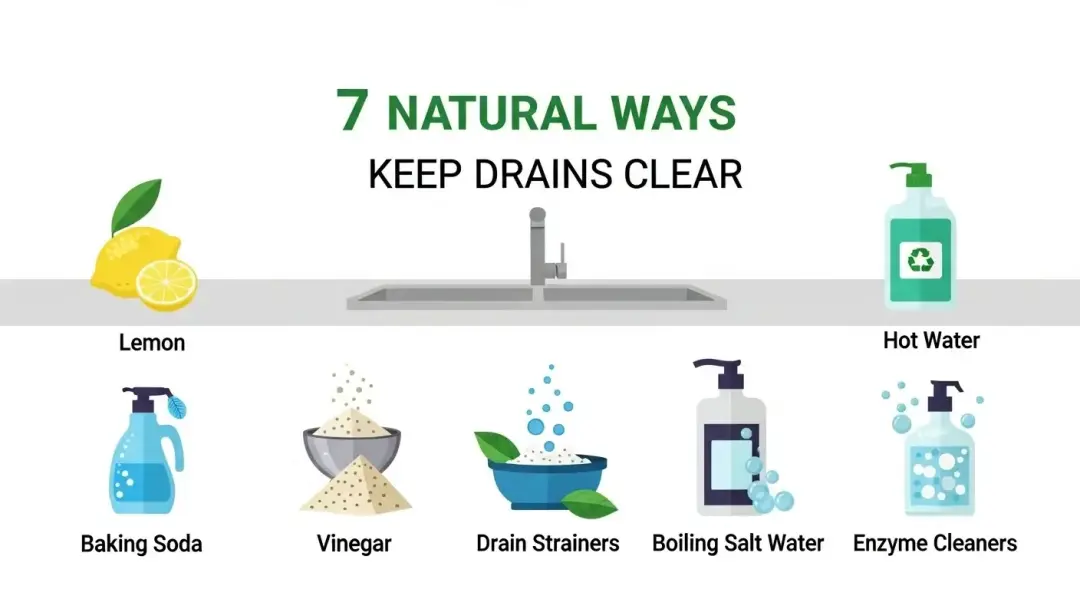 How to Keep Drains Clear Naturally