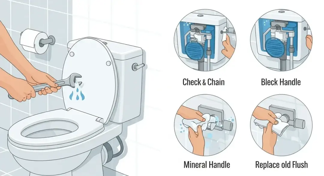 Preventing Future Toilet Handle and Flushing Problems