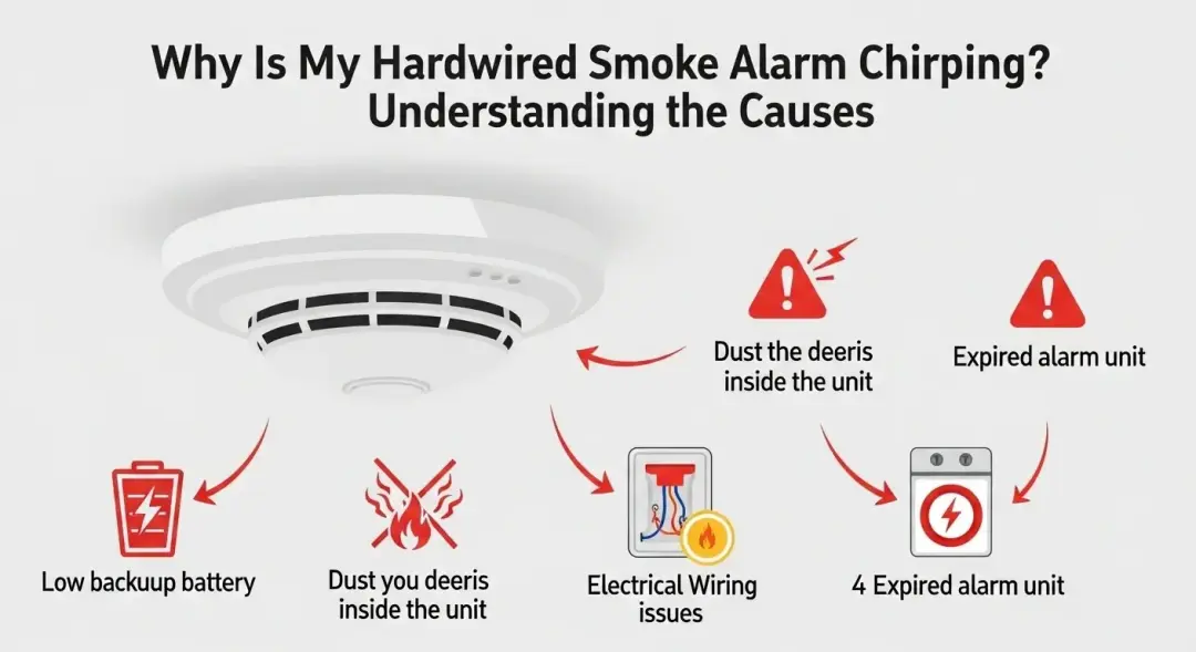 Why Is My Hardwired Smoke Alarm Chirping