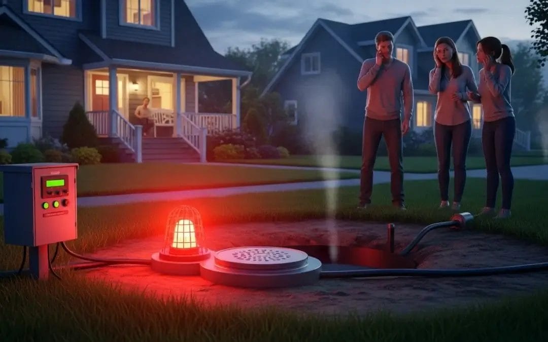 Why is my septic alarm going off but tank not full